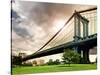 Manhattan Bridge of Brooklyn Park, Manhattan, New York, United States-Philippe Hugonnard-Stretched Canvas