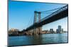 Manhattan Bridge on Summer Day-Elnur-Mounted Photographic Print