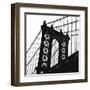 Manhattan Bridge Silhouette (detail)-Erin Clark-Framed Art Print