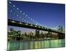 Manhattan Bridge Spanning the East River-Rudy Sulgan-Mounted Photographic Print