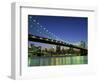 Manhattan Bridge Spanning the East River-Rudy Sulgan-Framed Photographic Print