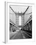 Manhattan Bridge Tower and Roadway-null-Framed Photographic Print