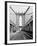 Manhattan Bridge Tower and Roadway-null-Framed Photographic Print