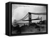 Manhattan Bridge under Construction, 1909-null-Framed Stretched Canvas