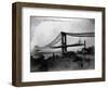 Manhattan Bridge under Construction, 1909-null-Framed Photographic Print