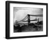 Manhattan Bridge under Construction, 1909-null-Framed Photographic Print