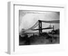 Manhattan Bridge under Construction, 1909-null-Framed Photographic Print