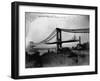 Manhattan Bridge under Construction, 1909-null-Framed Photographic Print