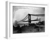 Manhattan Bridge under Construction, 1909-null-Framed Photographic Print