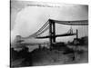 Manhattan Bridge under Construction, 1909-null-Stretched Canvas