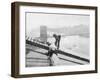 Manhattan Bridge under Construction-null-Framed Photographic Print