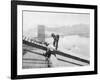 Manhattan Bridge under Construction-null-Framed Photographic Print