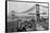 Manhattan Bridge under Construction-null-Framed Stretched Canvas