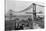 Manhattan Bridge under Construction-null-Stretched Canvas