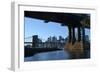 Manhattan Bridge , View of Brooklyn Bridge, 2020, (Photograph)-Anthony Butera-Framed Giclee Print