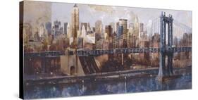 Manhattan Bridge View-Marti Bofarull-Stretched Canvas