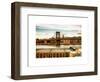 Manhattan Bridge with the Empire State Building at Sunset from Brooklyn-Philippe Hugonnard-Framed Art Print