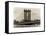 Manhattan Bridge with the Empire State Building Center from Brooklyn Bridge-Philippe Hugonnard-Framed Stretched Canvas