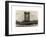 Manhattan Bridge with the Empire State Building Center from Brooklyn Bridge-Philippe Hugonnard-Framed Art Print