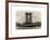 Manhattan Bridge with the Empire State Building Center from Brooklyn Bridge-Philippe Hugonnard-Framed Art Print