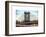 Manhattan Bridge with the Empire State Building Center from Brooklyn Bridge-Philippe Hugonnard-Framed Art Print