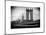 Manhattan Bridge with the Empire State Building from Brooklyn Bridge-Philippe Hugonnard-Mounted Art Print