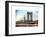 Manhattan Bridge with the Empire State Building from Brooklyn Bridge-Philippe Hugonnard-Framed Art Print