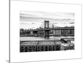 Manhattan Bridge with the Empire State Building from Brooklyn-Philippe Hugonnard-Stretched Canvas