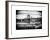 Manhattan Bridge with the Empire State Building from Brooklyn-Philippe Hugonnard-Framed Art Print