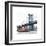 Manhattan Bridge with Tug Boat-Erin Clark-Framed Giclee Print