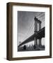 Manhattan Bridge-Chris Bliss-Framed Art Print
