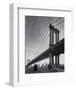 Manhattan Bridge-Chris Bliss-Framed Art Print