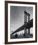 Manhattan Bridge-Chris Bliss-Framed Art Print