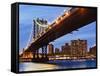 Manhattan Bridge-Rudy Sulgan-Framed Stretched Canvas