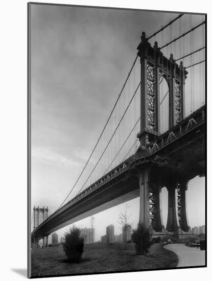Manhattan Bridge-Chris Bliss-Mounted Photographic Print