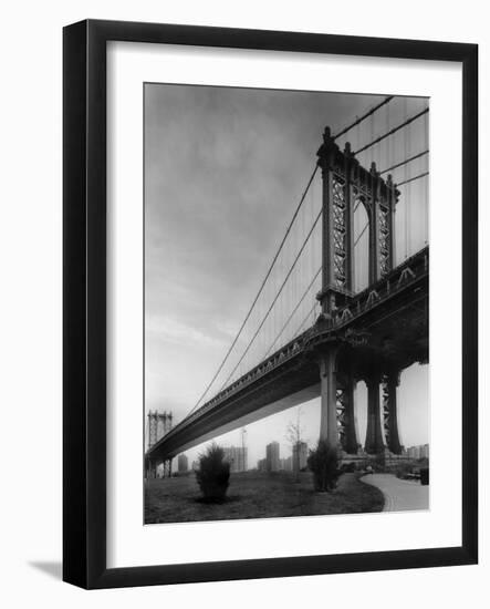 Manhattan Bridge-Chris Bliss-Framed Premium Photographic Print