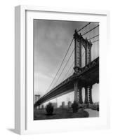 Manhattan Bridge-Chris Bliss-Framed Photographic Print