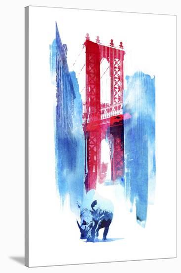 Manhattan Bridge-Robert Farkas-Stretched Canvas