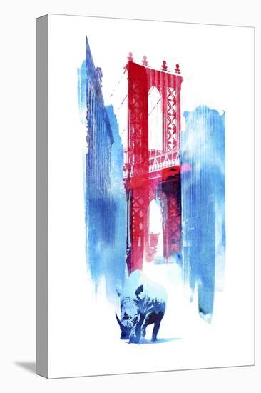 Manhattan Bridge-Robert Farkas-Stretched Canvas