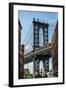 Manhattan Bridge-Bill Carson Photography-Framed Art Print