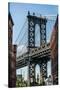 Manhattan Bridge-Bill Carson Photography-Stretched Canvas