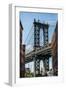 Manhattan Bridge-Bill Carson Photography-Framed Art Print