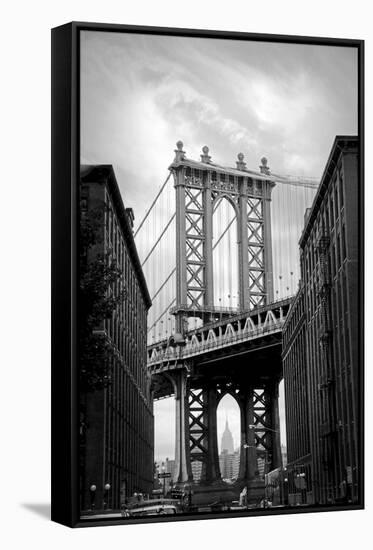 Manhattan Bridge-Jessica Jenney-Framed Stretched Canvas