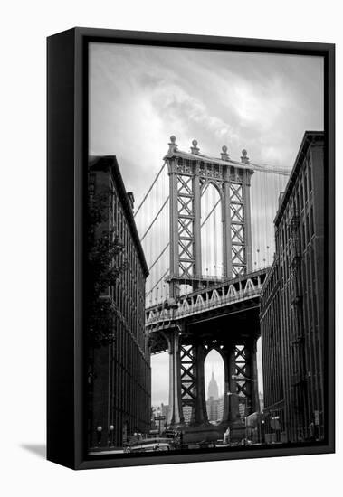 Manhattan Bridge-Jessica Jenney-Framed Stretched Canvas