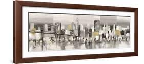 Manhattan & Brooklyn Bridge-Luigi Florio-Framed Giclee Print