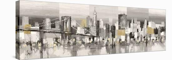 Manhattan & Brooklyn Bridge-Luigi Florio-Stretched Canvas