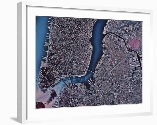 Manhattan & Brooklyn, New York-Stocktrek Images-Framed Photographic Print