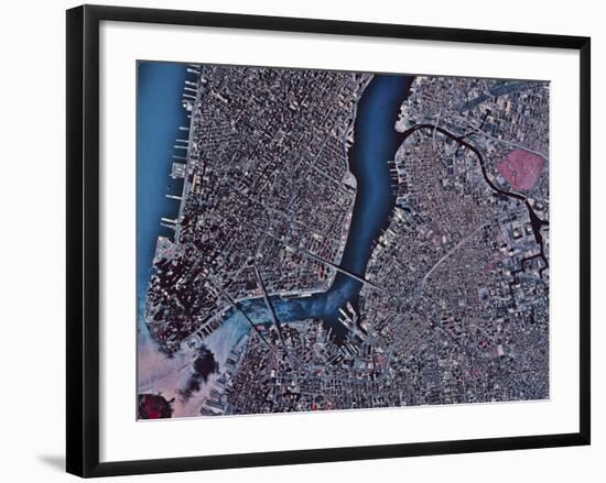 Manhattan & Brooklyn, New York-Stocktrek Images-Framed Photographic Print