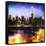 Manhattan Brooklyn-Philippe Hugonnard-Framed Stretched Canvas