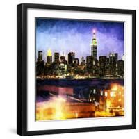 Manhattan Brooklyn-Philippe Hugonnard-Framed Giclee Print